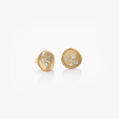 BABY MALAK ICE MINI ROUND EARRINGS